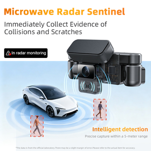 360 Degree Panoramic IPS Screen Dashcam with WiFi Mobile App Control Collision <strong>Lock</strong> 1 Year Warranty for Car/Truck Black Box X16 - Product Image 3