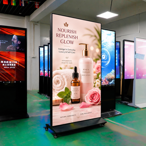 ป้ายดิจิทัล LCD สมาร์ท 4K UHD ขนาด 75/85/98 นิ้ว พร้อม SDK รองรับการใช้งานในร่มสำหรับการนำทางในร้านค้าปลีก จอสัมผัสในร่ม - Product Image 2