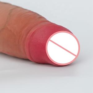 Groothandel Siliconen Kunstmatige Penis Insert 4.92 Inch Leven Als Aderen En Ribbels Vrouwelijke Masturbatie Realistische Dildo Voor Vrouwen - Product Image 3