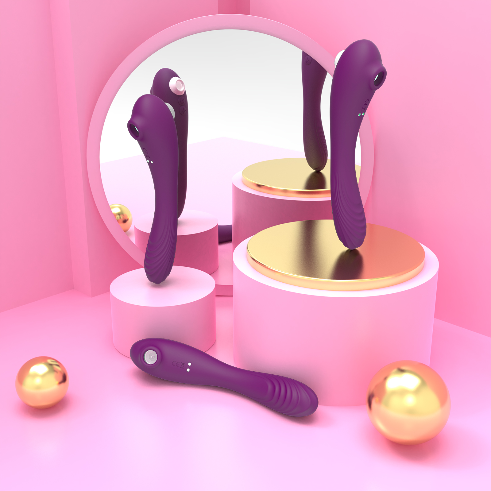 Powerful G Spot Vibrator - 10 Vibration Modes & Full Silicone