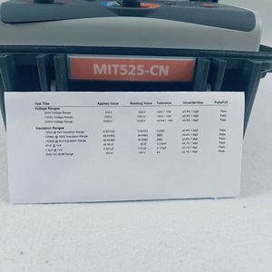 เครื่องทดสอบความต้านทานฉนวน MIT525 สำหรับการทดสอบและการบำรุงรักษาอุปกรณ์ไฟฟ้าแรงสูง - Product Image 4