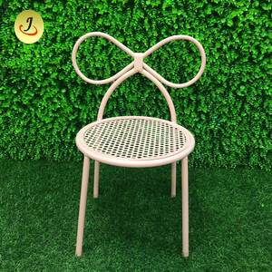 Nouveau produit, vente chaude, chaise de jardin moderne en métal pour l'extérieur, chaise de fête pour enfants, chaise à dossier papillon - Product Image 4