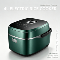 Cuiseur à riz électrique IH, faible teneur en sucre, en acier inoxydable, intelligent, multifonction, avec minuteur numérique, cuiseur vapeur, pour la cuisine domestique, OEM