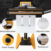 Machine de thermoscellage professionnelle d'usine 800*1, pédale PFS-450, pour film plastique