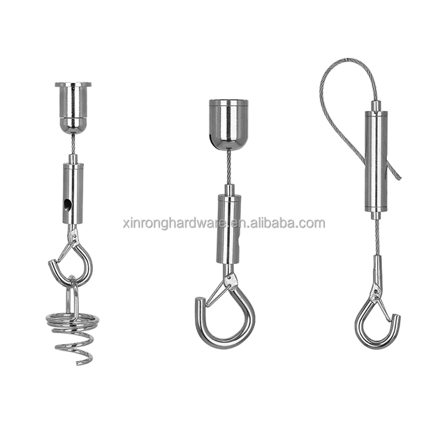 Manufacturer Cable Hanging Kit Adjustable Snap Hook Cable Suspended Gripper Brass Cable Gripper