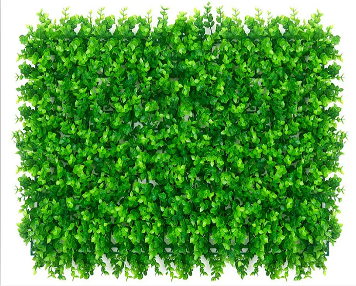 Pembuat Dinding Rumput Hijau Buatan Kualitas Tinggi Sentuhan Lembut Dalam dan Luar Ruangan 40*60Cm