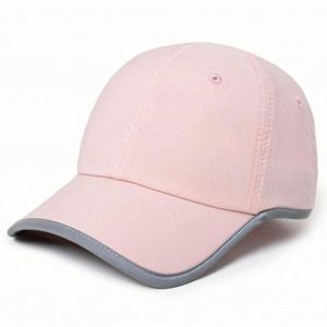 Casquette de sport pour femme de haute qualité avec bordure réfléchissante 3M, casquette de course personnalisée OEM sans dos pour queue de cheval, nouveau design - Product Image 3