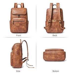 Promotion en gros : Sacs à dos de mode imperméables et durables, sacs d'école, conception personnalisée, sangles en cuir sur mesure - Product Image 5