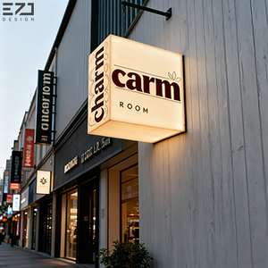 Tùy chỉnh <span class=keywords><strong>3D</strong></span> quảng cáo ngoài trời Acrylic không thấm nước hộp đèn hiển thị LED hai mặt cửa hàng phía trước hộp Đèn cho doanh nghiệp - Product Image 3