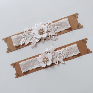 Cheerfeel TC-353 belle strass dentelle jambe fleur jarretière Sexy ceinture pour les filles - Product Image 2