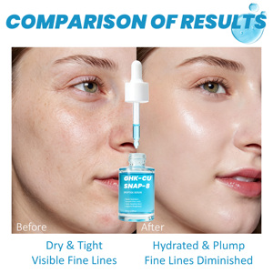 Private Label Blue Copper Peptide Serum Hydrating Smoothing Skin Care Facial <strong>Essence</strong> for Daily Face Nourish <strong>Custom</strong> Logo - Product Image 5