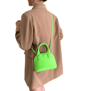 Sacs à main tendance en forme de coquille, nouveaux modèles, couleur unie, en feutre, sacs à bandoulière sous le bras, imprimé crocodile, sac à bandoulière pour femmes, vente en gros - Product Image 1