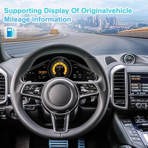 New 12.3" <b>Car</b> Digital Cluster Instrument <b>for</b> Porsche Cayenne 2011 2017 Auto LCD Dashboard <b>Speedometer</b> Tachometer Ghost Screen - Product Image 4