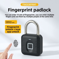 Cadenas intelligent Tuya antivol, étanche IP67, en alliage de zinc, avec empreinte digitale biométrique, clavier à code, entrée sans clé, serrure numérique