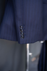 Nuevo traje cruzado a prueba de lana para <span class=keywords><strong>hombre</strong></span>, moda de negocios, traje personalizado hecho a mano, traje de negocios - Product Image 4