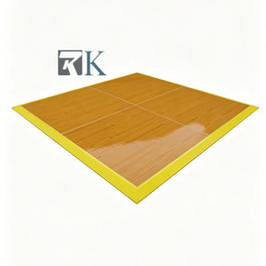 High Quality Anti Slip Dance Floor Portable Party Wedding Event Flooring with Plywood Platform Aluminum Edging - Product Image 1