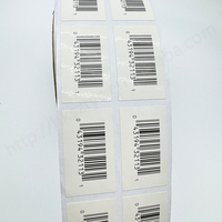 Vente chaude Pas Cher Personnalisé Impression Adhésif Papier Code-Barres Autocollants Étiquettes Code Série Code-Barres Étiquette Autocollants