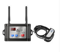 Clôture Électronique Sans Fil Premium pour Chien avec Alimentation Secteur, Affichage de la Distance (5 Niveaux), Système de Containment pour la Sécurité des Chiens en Extérieur