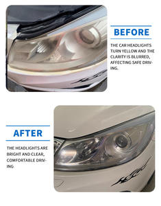 น้ำยาทำความสะอาดไฟหน้ารถยนต์ ขจัดคราบเหลือง คราบออกซิเดชัน รอยขีดข่วน ฟื้นฟูความคมชัดของไฟหน้า  น้ำยาเคลือบฟื้นฟูไฟหน้ารถยนต์ ขายดี - Product Image 5