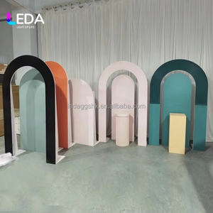LEDA Nouvelle Arrivée Panneau de Fond Moderne en Acrylique pour Mariage et Anniversaire avec Support, Taille et Couleur Personnalisables, Décoration d'Arche pour Événements - Product Image 3