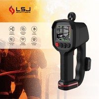 Caméra thermique multifonction avancée pour pompiers MF500, détecteur 384x288/640x512, écran 3,5 pouces, télémètre laser, vent