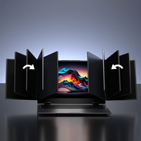 Ordinateur portable innovant à trois écrans 2025, liaison à trois écrans, processeur Core i7, mémoire double canal, ordinateur portable multifonctionnel pour les sports électroniques et le travail de bureau