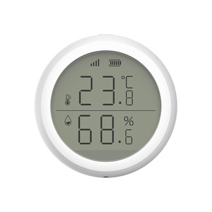 Горячая новинка 2025: Мини-датчик температуры и влажности Zigbee 3.0 с управлением через приложение, радиус действия 80 м, для умного офиса, сада и теплицы - Product Image 1