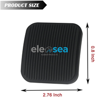 Coussinets de pédale en caoutchouc pour pédales de frein ou d'embrayage, transmission manuelle, en caoutchouc EPDM durable, personnalisation OEM