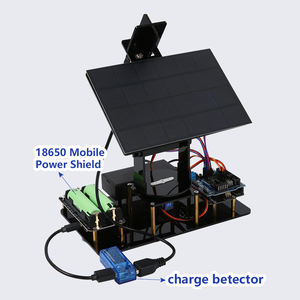 KUONGSHUN STEM-Bildung Smart Solar Tracker Roboter-Set DIY Programmier-Spielzeug mit Anleitung USB-Aufladung Robotik-Trainingskit für <span class=keywords><strong>Arduino</strong></span> - Product Image 5