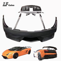Convient pour Lamborghini Gallardo LP550 LP560 LP570 Pare-chocs avant Jupes latérales Spoiler Carbon Fiber Body Kit