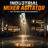 Mélangeur Agitateur Industriel Portable Automatique QILEE 2026, Capacité 200L, Puissance 0.1kW, 220V/380V, Mélange de Poudre de Peinture 50kg