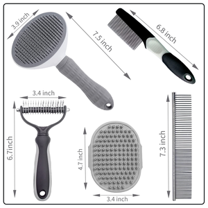 Peine Metálico para Mascotas, Herramienta de Aseo para Perros y Gatos, Eliminación de Pelo de Perro y Gato - Product Image 6