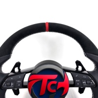 Volant Audi compatible avec les fonctions d'origine pour B9 TT A4 B8.5 A5 RS4 R8 S4 B9.5 S5 RS5 B8, avec palettes de changement de vitesse.