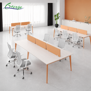 Estación <span class=keywords><strong>de</strong></span> Trabajo Modular para Oficina, Escritorio con Partición para 4/6/8/10 Personas, <span class=keywords><strong>Muebles</strong></span> <span class=keywords><strong>de</strong></span> Oficina y Espacio <span class=keywords><strong>de</strong></span> Trabajo - Product Image 1