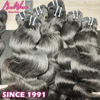 Оптовые поставки натуральных волос Virgin Natural Wave Double Drawn – 100% вьетнамские и камбоджийские волосы, класс 9A-15A, без спутывания и выпадения