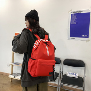 Zaino Unisex Personalizzato Leggero Stile Coreano Semplice Alla Moda Casual <span class=keywords><strong>per</strong></span> College e <span class=keywords><strong>Scuola</strong></span> <span class=keywords><strong>Media</strong></span> Design in Poliestere con Lettere - Product Image 5