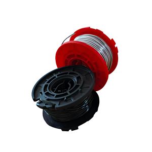 Alambre de atar para máquina de atar barras de refuerzo RB441t 443t, alambre de atar de acero TW1061T de 1.0mm con revestimiento de PVC ElectroTécnico para atar - Product Image 4
