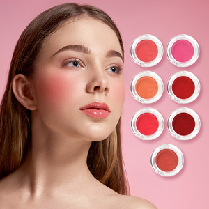 Rubor en Crema Mineral de 7 Colores, Resistente al Agua, Mate, para <span class=keywords><strong>Maquillaje</strong></span> Facial, Marca Privada, Sin Pedido Mínimo, Larga Duración, Vegano, Alta Pigmentación, para Piel Clara - Product Image 4