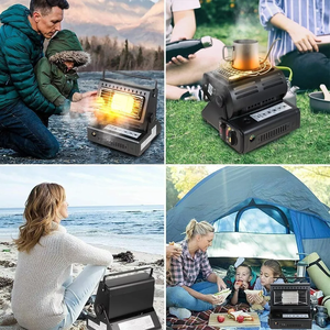 Bote de lata de Gas butano, estufas portátiles para acampar, cocina al aire libre, calentador de parrilla, senderismo, calentador de estufa de Gas butano doble 2 en 1 - Product Image 6