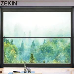 ZEKIN Aluminum Alloy Sliding Windows Soundproof Heat Insulation Contemporary Design for Living Room - Product Image 1