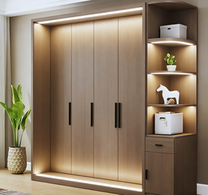 Armario de Tela Resistente al Polvo, Armario Plegable de Múltiples Capas, Mueble de Almacenamiento de Gran Capacidad para Dormitorio, Uso Doméstico - Product Image 2