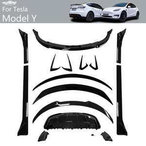 Haosheng modely ด้านหน้าลิปชุดบอดี้คิทแยกด้านหน้าสำหรับ <span class=keywords><strong>Tesla</strong></span> <span class=keywords><strong>Model</strong></span> <span class=keywords><strong>Y</strong></span> 2019 2020 2023 <span class=keywords><strong>2022</strong></span> 2021 - Product Image 1