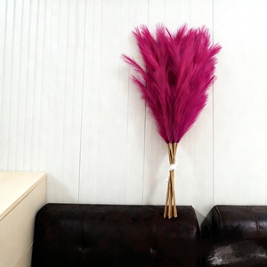 15 <span class=keywords><strong>Rami</strong></span> di Erba della Pampa Artificiale in Seta, Steli di Canna Finta a Lunga Durata per Matrimoni, Halloween, Decorazioni per la Casa, Oggetti di Scena Fotografici e Esposizioni per Centri Commerciali - Product Image 2