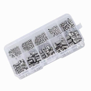 ชุดสกรูหัวจมสแตนเลส 304 มาตรฐาน ISO ขนาด M3-M10 สีดำ หัวหกเหลี่ยม แบบต่างๆ M4 M5 M6 M8 M10 ระบบเมตริก - Product Image 2