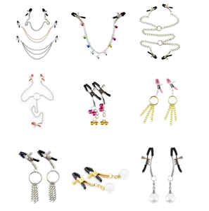 bdsm fish hook on breast LSCZSLYH 1 Pair Metal Bondage Nipple Clamps Chain Clips Slave Women Toys Adult Games Clover What Is an Anal Hook?