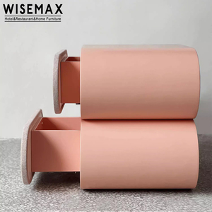 WISEMAX mobili moderni minimalisti creativi installazione multi-funzionale doppio cassetto <span class=keywords><strong>comodino</strong></span> <span class=keywords><strong>per</strong></span> camera dei bambini - Product Image 3