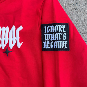 Sweat à capuche surdimensionné vintage du fabricant pour hommes fermeture à glissière complète avec motif imprimé houppette tissu éponge coupe hivernale - Product Image 5