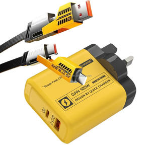 <span class=keywords><strong>Chargeur</strong></span> USB GaN 120W Chargement rapide QC3.0 USB 120W Type C Adaptateur <span class=keywords><strong>chargeur</strong></span> de téléphone portable pour Huawei/Xiaomi/<span class=keywords><strong>Samsung</strong></span>/Honor/Oneplus - Product Image 3