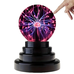 Vendita calda 3 pollici sfera al <span class=keywords><strong>Plasma</strong></span> LED lampada magica energia elettrostatica sfera tattile con potere USB fai da te caratteristica corpo in vetro per camera da letto - Product Image 2