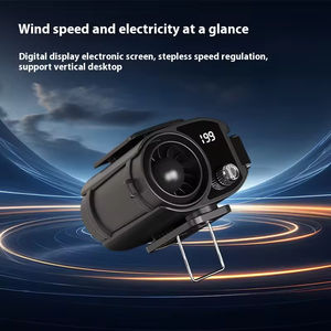 Ventilateur portable à clipser sur la ceinture, rechargeable par USB, mains libres, pour sports de plein air, en plastique électrique - Product Image 4